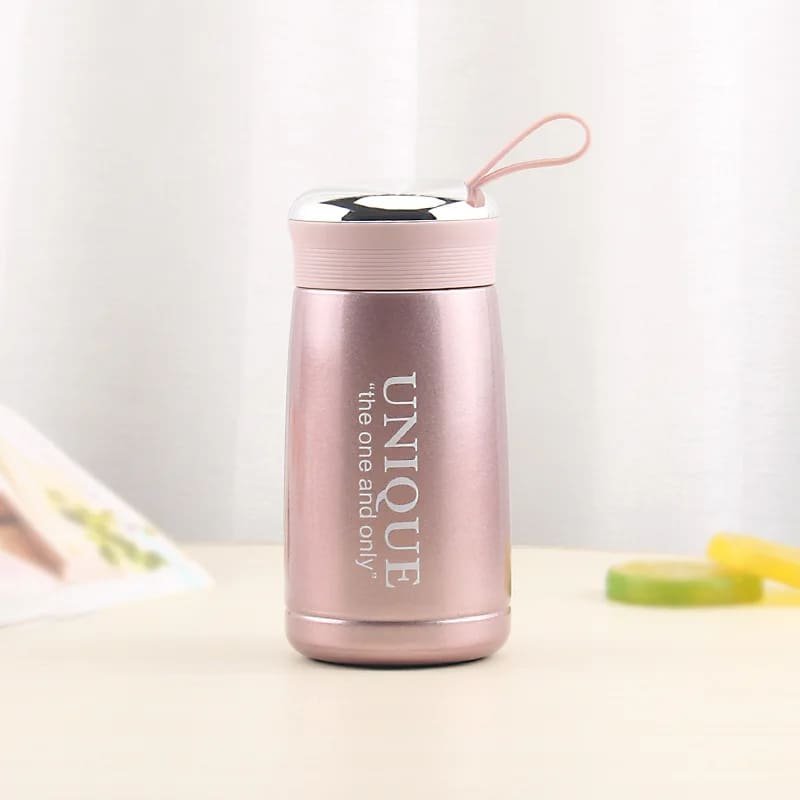 mini-gourde-isotherme-280-ml-rose Mini gourde isotherme 280 ml en acier inoxydable pour café et thé au Maroc