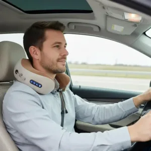 Oreiller de massage cervical chauffant USB pour cou et épaules au Maroc