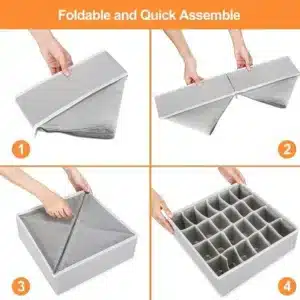 Organiseur de tiroir 24 compartiments pour chaussettes et sous-vêtements au Maroc