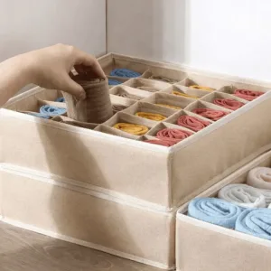 Organiseur de tiroir 24 compartiments pour chaussettes et sous-vêtements au Maroc