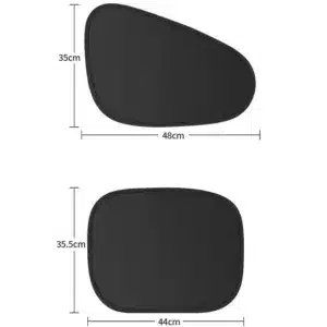 Pare soleil latéral de voiture électrostatique réutilisable pour vitre auto au Maroc