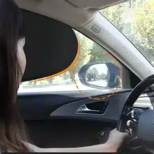 Pare soleil latéral de voiture électrostatique réutilisable pour vitre auto au Maroc