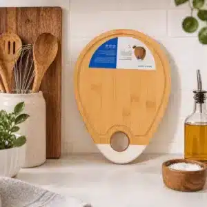 planche à découper bambou rigole support telephone cuisine maroc