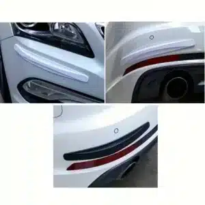 Protection de pare chocs auto adhésive effet carbone pour voiture au Maroc