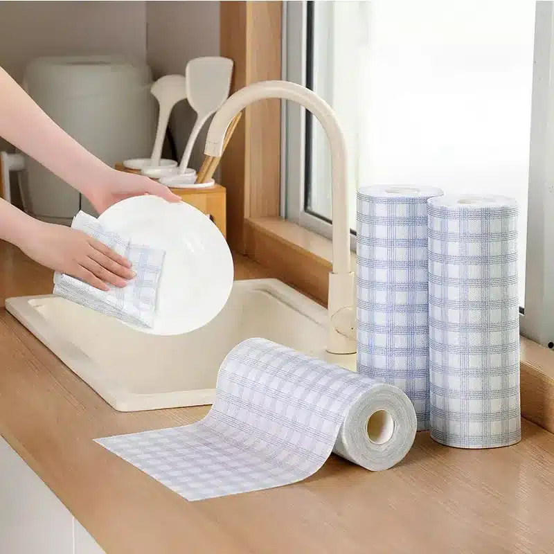 rouleau-essuie-tout-reutilisable Rouleau essuie tout réutilisable pour nettoyage de cuisine et vaisselle au Maroc