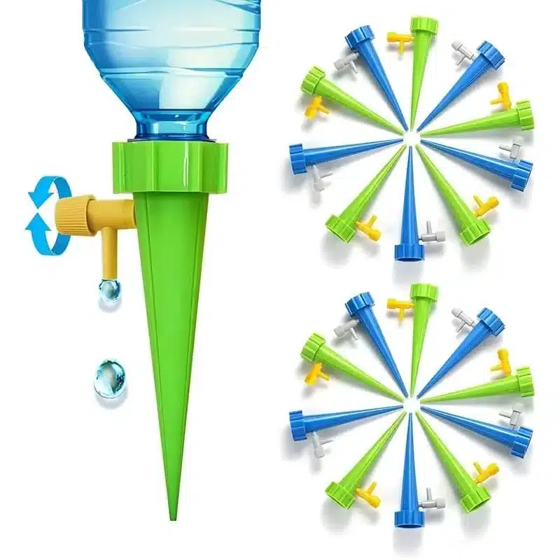 systeme-darrosage-automatique-pour-plantes Système d’arrosage automatique pour plantes avec bouteille et débit réglable au Maroc