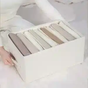 boite de rangement vetements compartiments organisateur tiroir foulards maroc