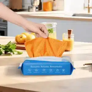 chiffons microfibres reutilisables maroc nettoyage cuisine absorbant lavable
