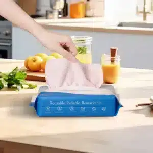 chiffons microfibres reutilisables maroc nettoyage cuisine absorbant lavable