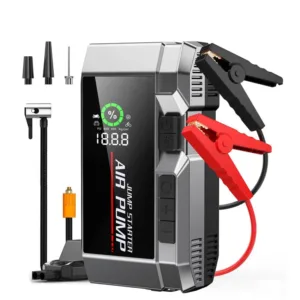 demarreur voiture 1200A maroc compresseur air portable jump starter batterie secours voiture