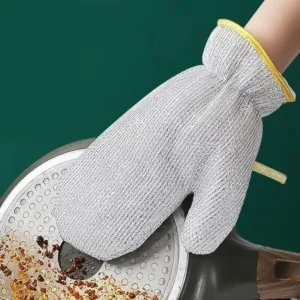 gants de nettoyage fil argent cuisine anti graisse maroc