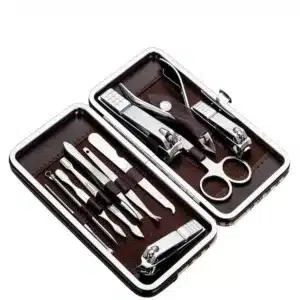 kit manucure pedicure inox complet coupe ongles professionnel maroc