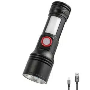 lampe torche led rechargeable puissante multifonction 5 modes maroc