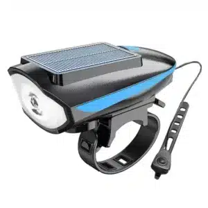 Lampe vélo solaire LED rechargeable avec fixation guidon au Maroc