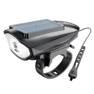 Lampe vélo solaire LED rechargeable avec fixation guidon au Maroc