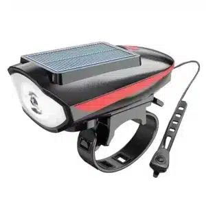 Lampe vélo solaire LED rechargeable avec fixation guidon au Maroc