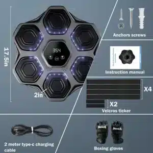 machine de boxe musicale bluetooth intelligente fitness maroc