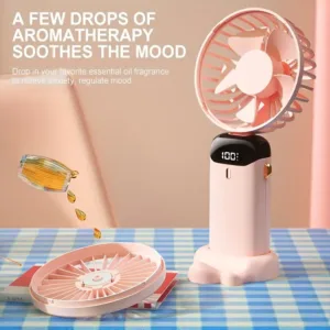 mini ventilateur portable usb rechargeable aromatherapie maroc