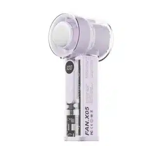 Mini Ventilateur Portable Refroidissant – Ventilateur USB Rechargeable avec Effet Glace