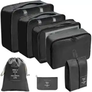 organiseur de valise maroc rangement voyage sac packing cubes