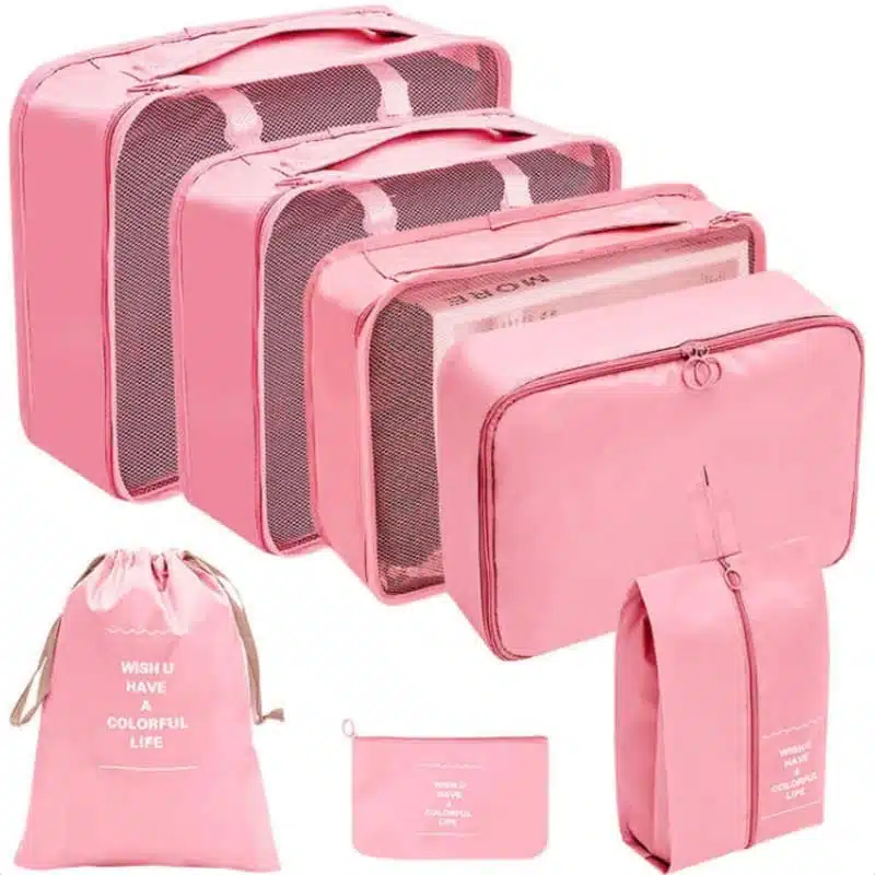 organiseur de valise maroc rangement voyage sac packing cubes