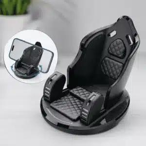 Support téléphone rotatif pour tableau de bord de voiture
