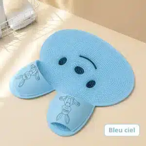 Tapis de nettoyage des pieds avec ventouses
