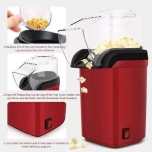 Mini Appareil à Pop-Corn Maison Sans Huile