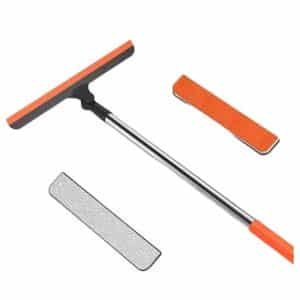 Brosse de Nettoyage Multifonction 3 en 1 avec Manche Télescopique