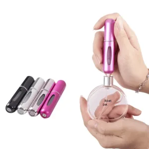 Atomiseur de parfum rechargeable portable pour voyage et sac à main