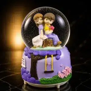 Boule à Neige Musicale Romantique – Décoration Cadeau Love & Paris