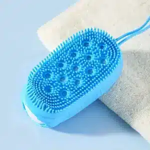 brosse de bain en silicone distributeur savon exfoliante maroc