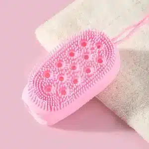 brosse de bain en silicone distributeur savon exfoliante maroc