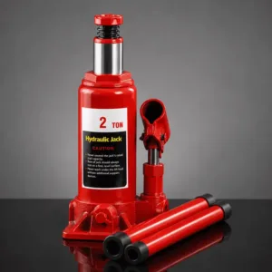 Cric hydraulique bouteille rouge pour voiture et SUV au Maroc