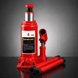 Cric hydraulique bouteille rouge pour voiture et SUV au Maroc
