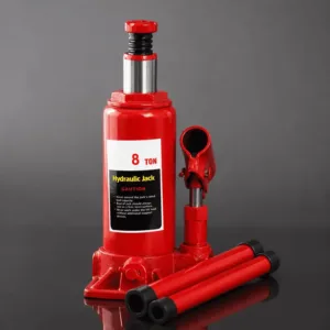 Cric hydraulique bouteille rouge pour voiture et SUV au Maroc