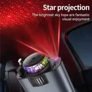 diffuseur parfum voiture led chargeur usb projection etoile maroc