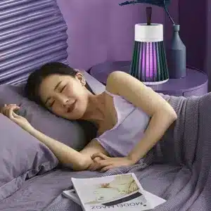 Lampe anti moustiques avec lumière UV.