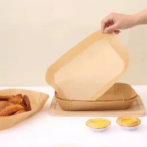 Papier cuisson pour Air Fryer réctangulaire - 50 pièces