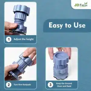 pieds reglables anti vibration machine a laver maroc