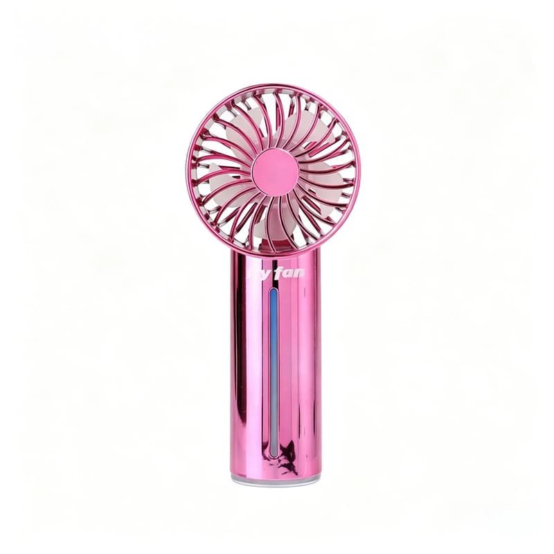 rose_vif_electroplaque Ventilateur portable brumisateur rechargeable avec brumisateur et spray rafraîchissant