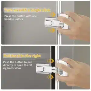 Verrou de Sécurité pour Réfrigérateur et Placards