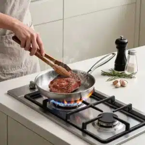 Poêle en acier inoxydable de haute qualité 26 CM