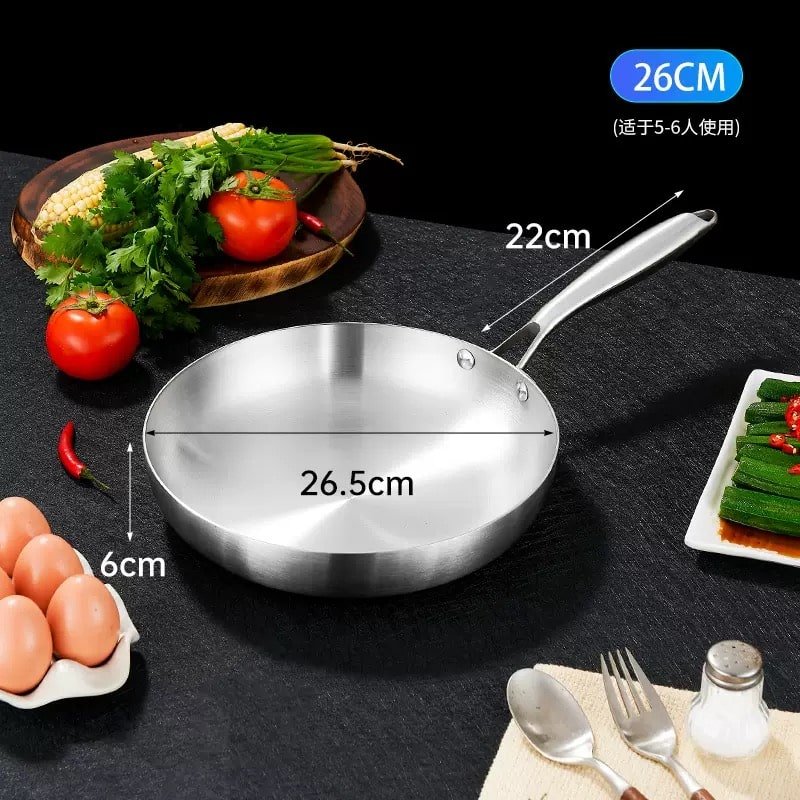 poele-en-acier-inoxydable-de-haute-qualite-26-cm Poêle en acier inoxydable de haute qualité 26 CM