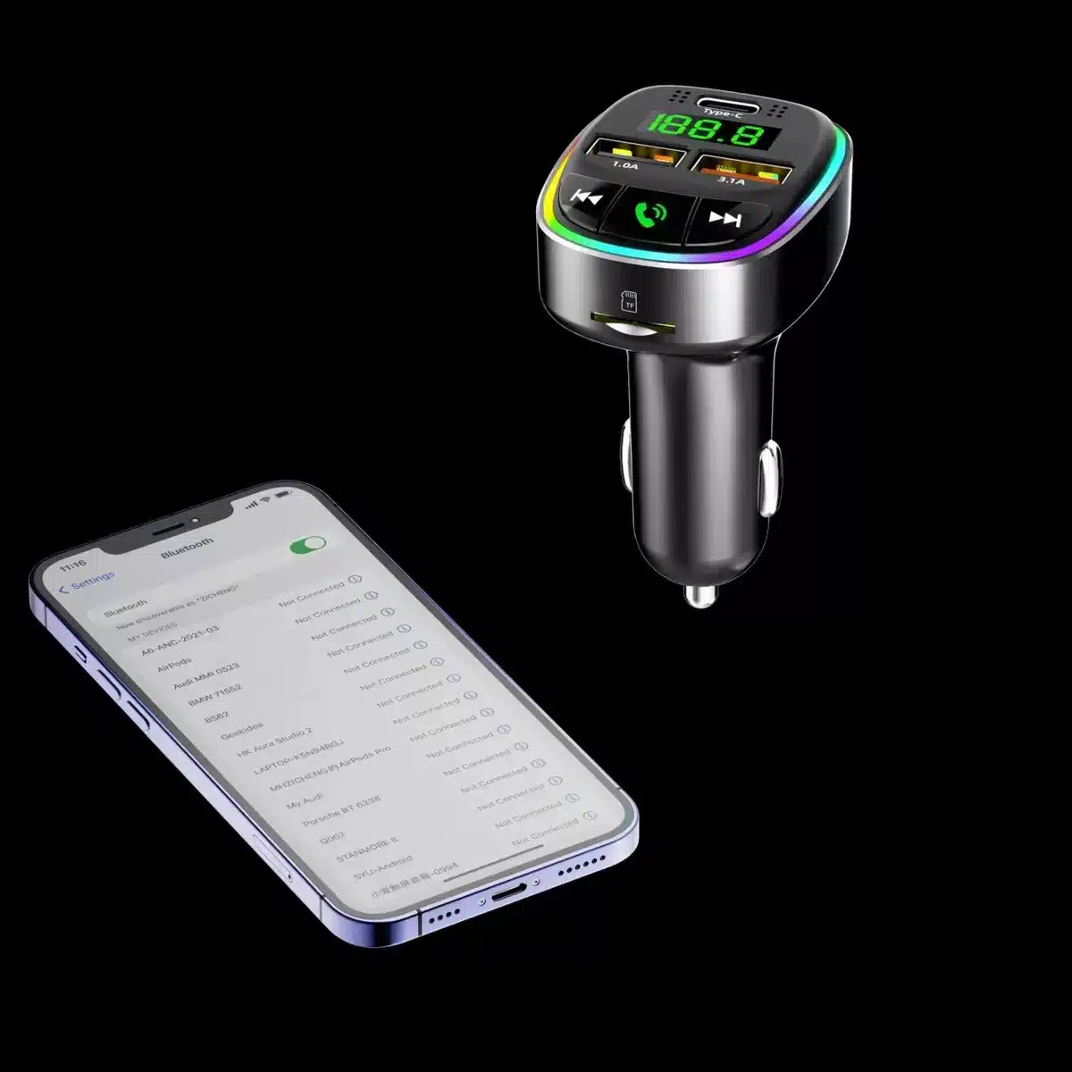 transmetteur FM Bluetooth HM138