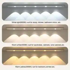 Lampe LED rechargeable à détecteur de mouvement - 50 CM