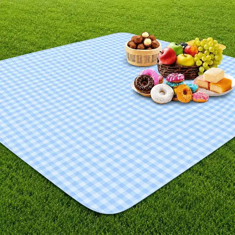 nappe-de-pique-nique-impermeable-bleu Nappe de Pique Nique Imperméable et Pliable pour Extérieur