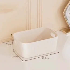 Panier de rangement en plastique