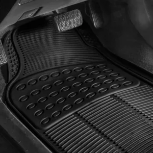 Tapis de Voiture Universel en Caoutchouc – Pack 5 Pièces