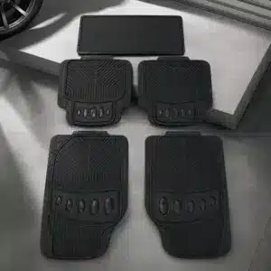 Tapis de Voiture Universel en Caoutchouc – Pack 5 Pièces
